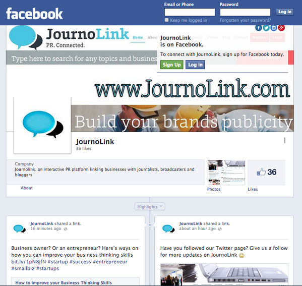 Have you liked our JournoLink’s Facebook page? Give our new page a like for more updates on.fb.me/1m9tW46