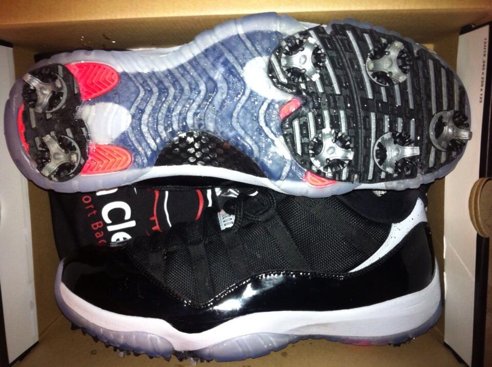 Custom Cleats Inc. on Twitter "New black Jordan Lows with golf cleats