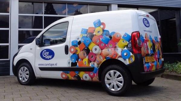 Our new CureTape company car is ready!