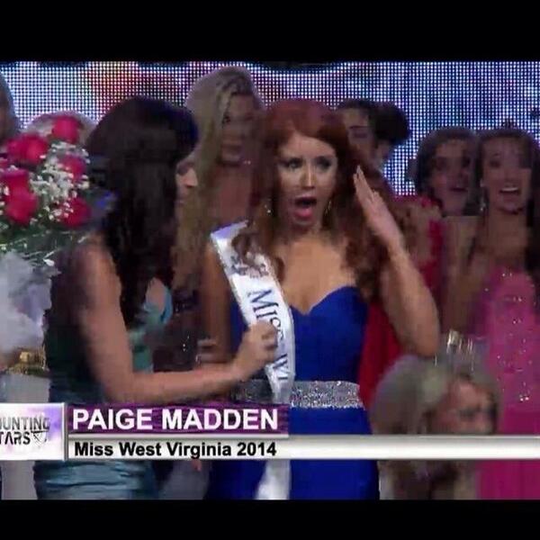 OEEvening's tweet photo. Congratulations to the new #MissWV2014, Paige! We knew you would do it! So proud! @MissWV2014 #PageantPerfection http://t.co/Vfof82dBTP