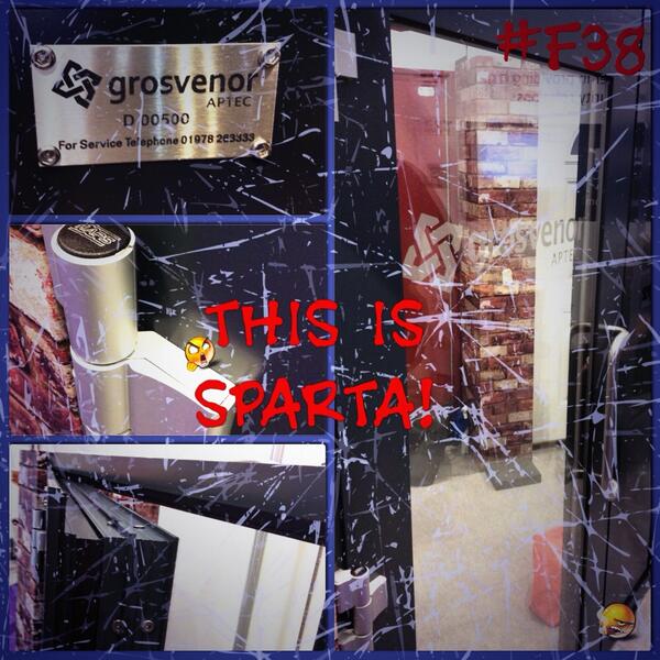 Come over to stand #f38 #cih2014 &amp; be amazed by our awesome new 'high security defender' door range! #thisissparta