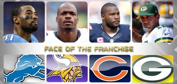 NFL's tweet photo. The most important player.
For EVERY NFC North team.

@BuckyBrooks reveals all: http://t.co/VlDdGpbDem http://t.co/G9W2rEfA1p