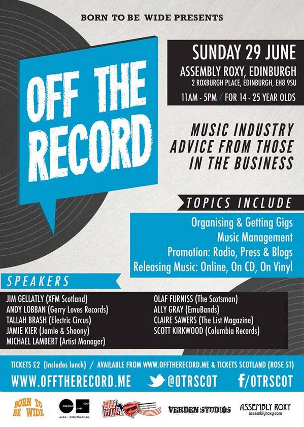 Jamie will be speaking at <a href="/OTRScot/">Off The Record</a> <a href="/borntobewide/">Born To Be Wide</a> Sunday w/ <a href="/jimgellatly/">Jim Gellatly</a> <a href="/olafwide/">Olaf Furniss</a> @amwmichael buff.ly/1jhPJ9X