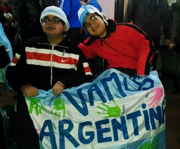 DeporteDiscaBA's tweet photo. Todo el apoyo a la selección, ¡vamos @Argentina! http://t.co/WgMaJhd26H