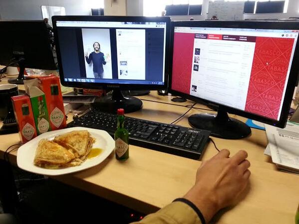That's a wrap on lunch! The mild jalapeno is amazing! <a href="/TabascoSA/">Tabasco South Africa</a> #TabascoTrendster