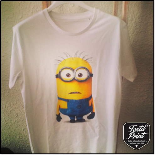 TextilPrint57's tweet photo. Tee-Shirt #Minions disponible chez Uptown, Rue Taison 57000 Metz
#TeeShirt #ImpressionNumerique http://t.co/OyRkHHlNhk