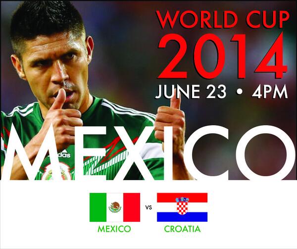 MXCOnyc's tweet photo. Join us at 4pm to cheer on Mexico! We'll be serving tacos, margaritas &amp; more in celebration of the #WorldCup! http://t.co/HDKA5AqfNo