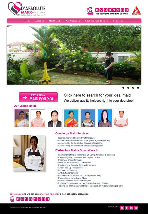 euphern's tweet image. Dabsolutemaid : Job Seeker Website for Maid