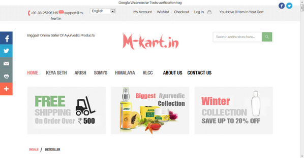 euphern's tweet image. Ecommerce Development : M-Kart.in