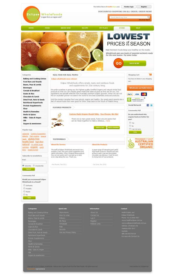 euphern's tweet image. Ecommerce Development : eclipsewholefoods