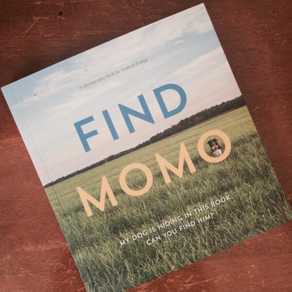 frankiefermi's tweet photo. And also @andrewomerknapp's pooch book - Find Momo - has arrived. 🐶📕 #book http://t.co/PAxmmmnG3P