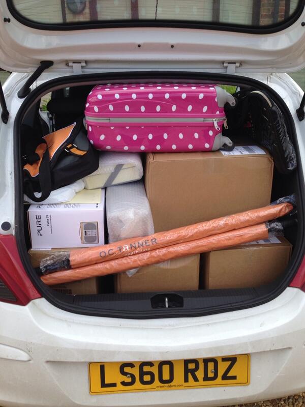 @octanner event anyone! And they're off to Leeds! #goodpacking