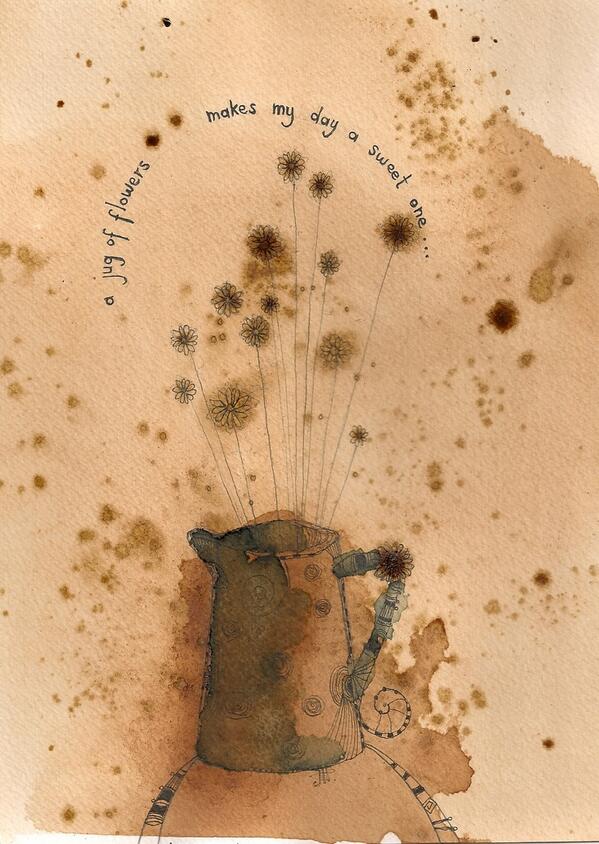 artfinderlatest's tweet image. Flowers Make My Day by Jilly  Henderson #pastel #drawing #art bit.ly/1j69vVH @artfinder