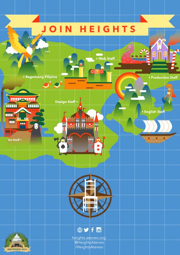 DramaDelRosario's tweet image. At #RecWeek2014, embark on a new experience with Heights Ateneo!