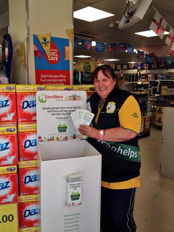 Fareshare collection happening in store <a href="/rob_carley/">Rob Carley</a>
