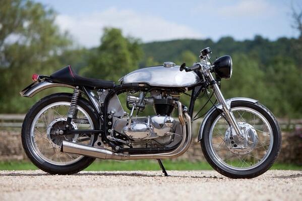 andrewamg's tweet photo. @richardmister @OldBikes  here is my Triton, hopefully at Cassington bike night this evening, if I get back from Lon. http://t.co/iiDLPzNEUR