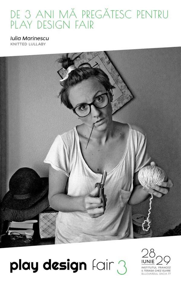 PlayDesignFair's tweet image. Iulia Marinescu and Knitted Lullaby will join us @ Play Design Fair, this weekend!
