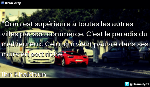 Orancity31's tweet photo. #Oran #Wahran #TeamWahran http://t.co/uQsnUvAhWK