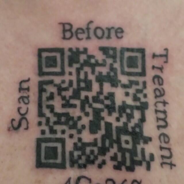 Why I got a QR code tattooed on my sternum