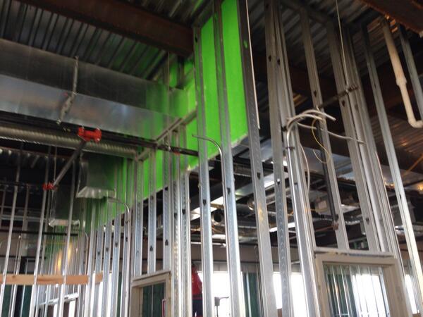danscullyusg's tweet photo. #USGBuildIt USG Sheetrock brand Glass-Mat Panels Mold Tough, used for pre-rock before buildings are fully enclosed http://t.co/bLumVntJIt