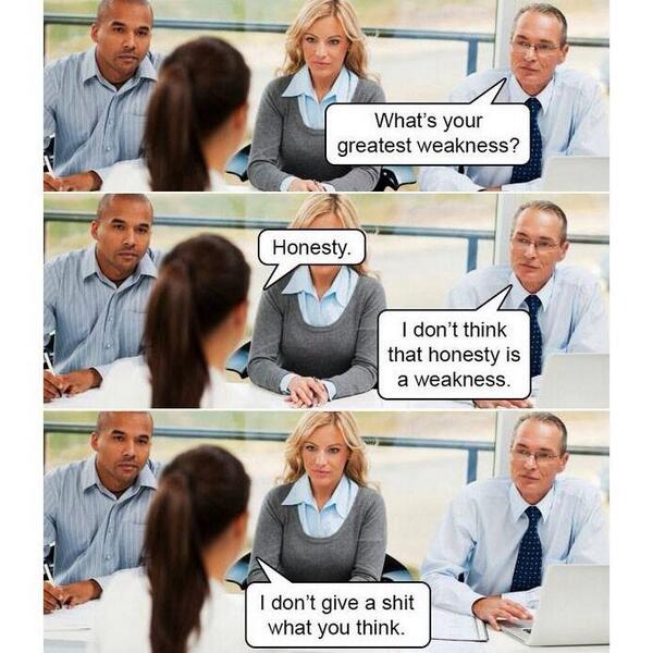 NLPandI's tweet image. How to get through the dreaded "Tell me your weaknesses" question...#interview #interviewproblems