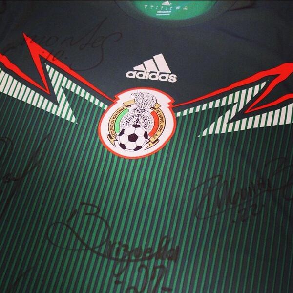 soccerdotcom's tweet photo. REMINDER: Sign up to win a signed 2014 adidas #MEX jersey here >> http://t.co/93AqwSjzal  #allin or nothing. http://t.co/52pp88myiC