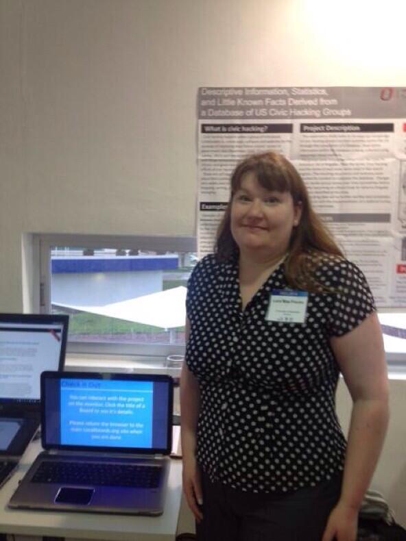 Check out <a href="/LFrecks/">Lora is busy with her corner of this mess</a> representing civic hacking &amp; Nebraska tech at the Digital Gov Society conference in Mexico!