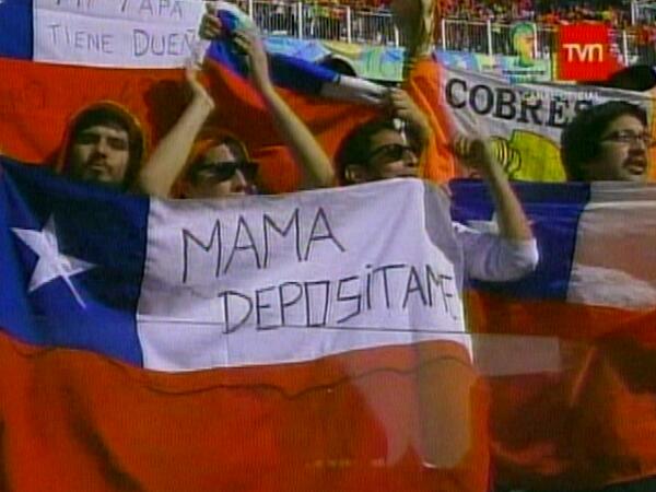 "Mamá, deposítame". Un mensaje para Chile.