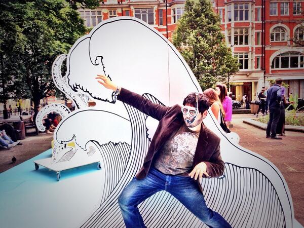yelplondon's tweet photo. At @PROPERCORN's #popupsummer, which clearly has to win for best garden takeover ever. Also, we are clearly seven. http://t.co/zXzgWeLHce