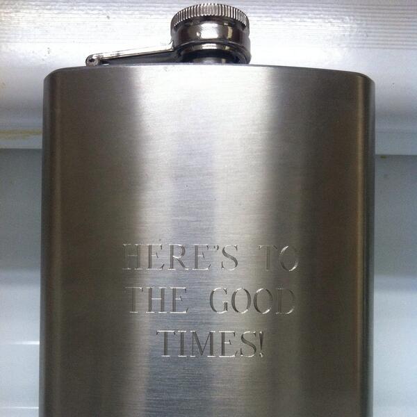 SignsEngraved's tweet image. A 8oz flask I #engraved,get you with #free engraving and shipping for $13 #miltonfl #Pensacola #signsengraved