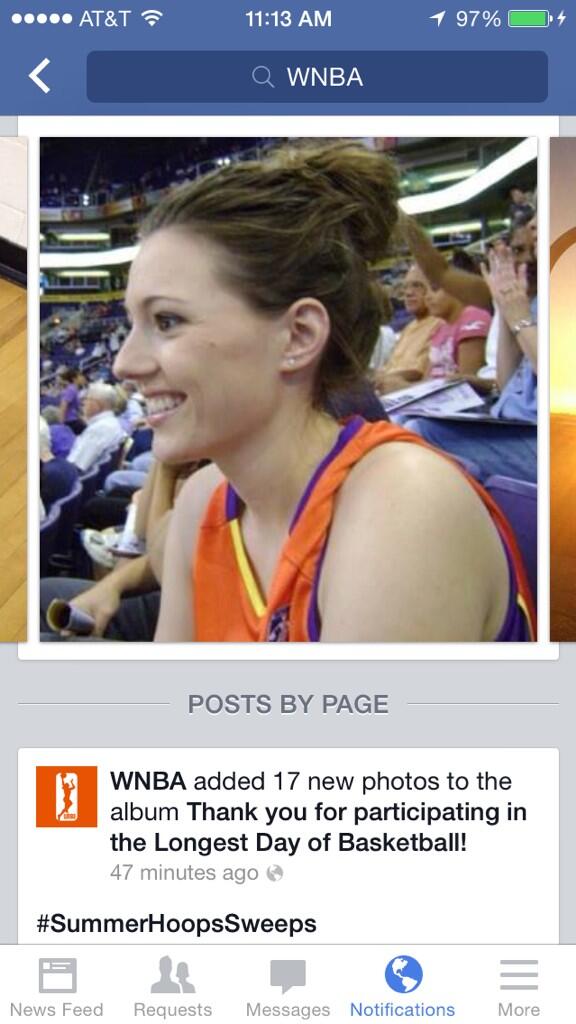 MadiPower's tweet photo. Thank you @WNBA for choosing my @PhoenixMercury fan photo as one of your favorites of the #SummerHoopsSweeps. http://t.co/aNsHFc9RRK