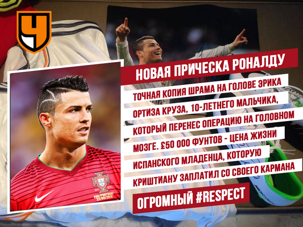 Роналду сменил имидж, чтобы поддержать больного мальчика
championat.com/football/_worl…
#Respect