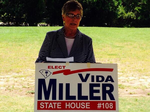VidaForHouse's tweet photo. .@VidaForHouse blasts Rep. Goldfinch's votes against fire station, for pay increase http://t.co/Q8smbehZGX #sctweets http://t.co/tdm5tvcdx2
