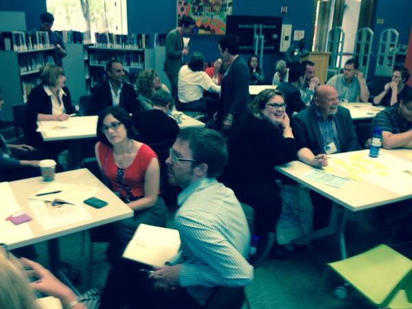 Learning_Labs_'s tweet image. Lively #ConnectedLearning convo at #nextlibrary2014