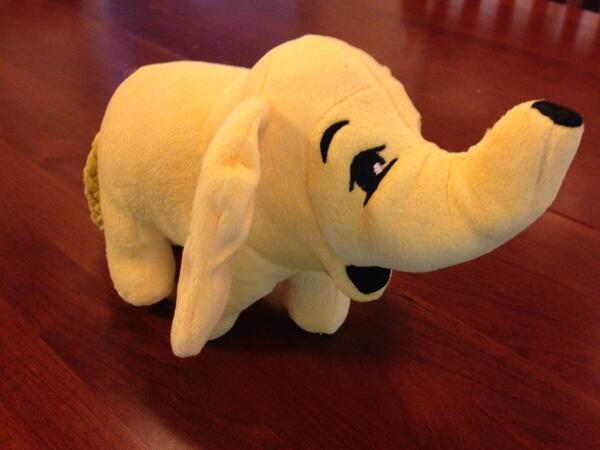KarlRumelhart's tweet image. A REAL Hadoop stuffed elephant!  Love this!  amazon.com/gp/aw/d/B00HO4…
