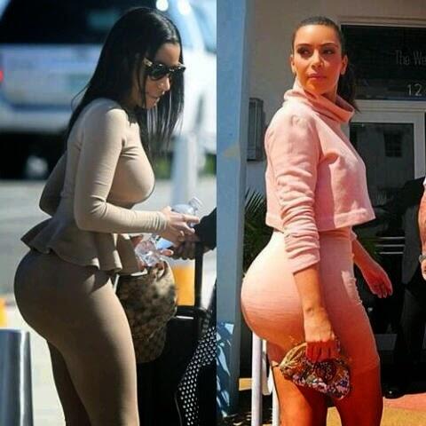 Celebrities' asses on Twitter: "Nicki Minaj VS. Kim Kardashian ...