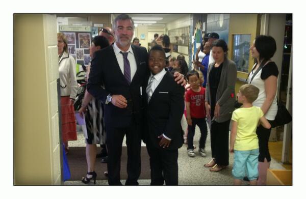 Dressed to impress..thx for the tips Mr. Coluccio Grad Day <a href="/wellesworthjs/">Wellesworth JS</a> <a href="/tdsb/">Toronto District School Board</a> <a href="/ETGuardian/">Etobicoke Guardian</a>