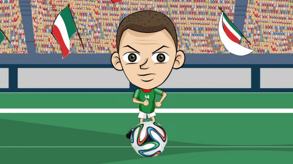 TritoonsTD's tweet photo. México 3 - Croacia 0 Golazo de Garbancito @CH14_ @LaJugadaTD @TD_Deportes http://t.co/irDNYRzN1C