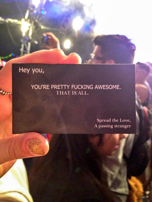 Thank you for the spontaneous act of love (whoever you are)! ?

 @EDC_LasVegas @PasqualeRotella 
#EDC