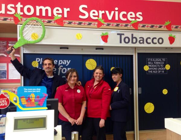 Csd all ready for Wimbledon.. gotta love any excuse for strawberries and cream 😋! #loveeverymouthful <a href="/TescoRugeley/">Tesco Rugeley</a>