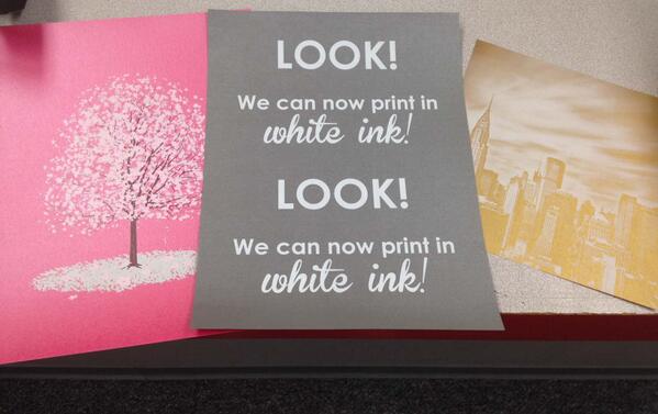 PostNetMN104's tweet image. We're now the only printer in the Twin Cities offering digital white printing!!