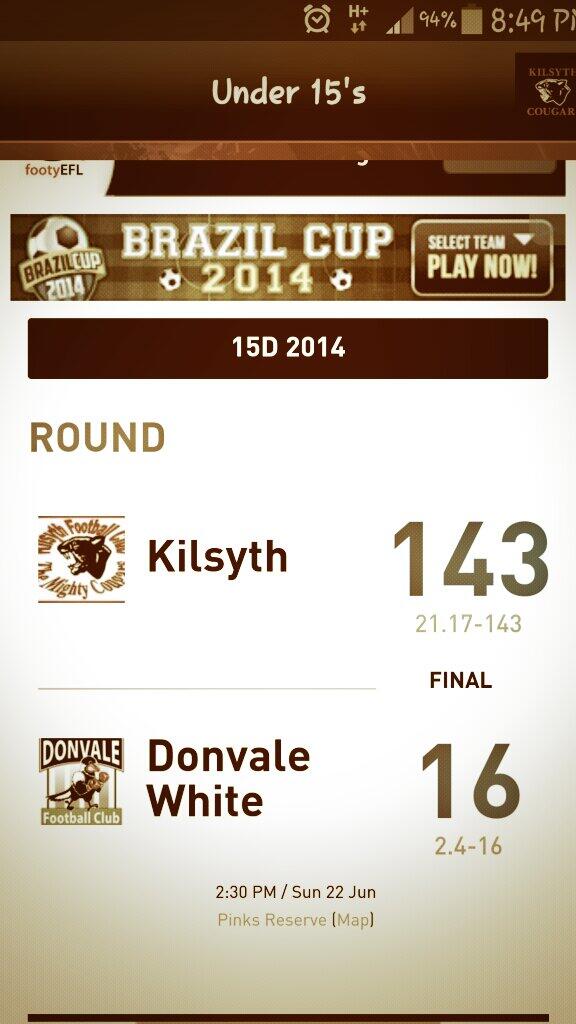 kilsyth footy club  (@kilsythcougars) on Twitter photo 