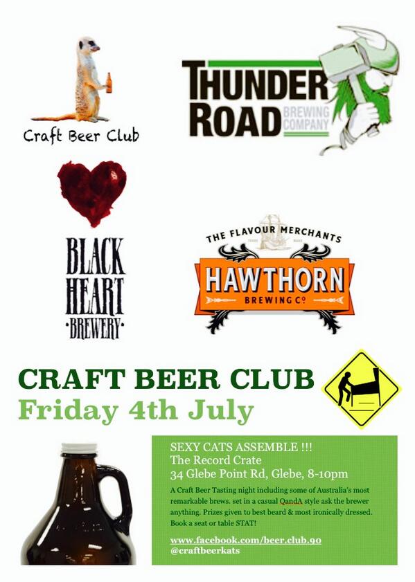 1st Friday err month! beer Club <a href="/ThunderRoadBrew/">Thunder Road Brewing</a> <a href="/hawthornbrewing/">Hawthorn Brewing Co</a>  @Blackheartbrew <a href="/pinbrew/">Pinbrew</a> 4/7/14 @therecordcrate