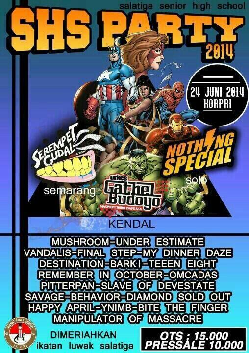 Siap jingkrak2 neng <a href="/shsparty/">SHS PARTY 2014</a> cah? Ojo lali bendero slank e lho :p