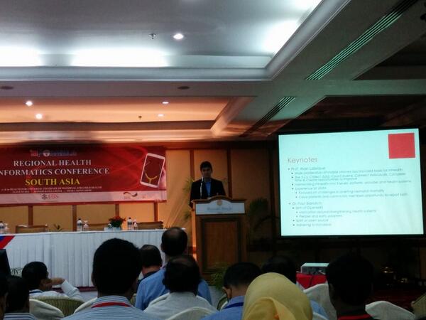 mPowerSoc's tweet photo. @mPowerSoc CEO Mridul Chowdhury recapping the eventful Day 1 of @mPossible2014. http://t.co/YKG5hOtxXC