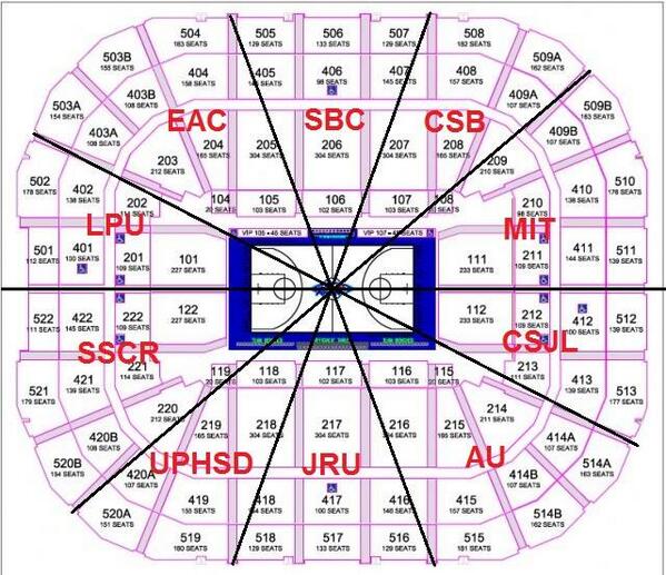 Moa Arena Seating Chart