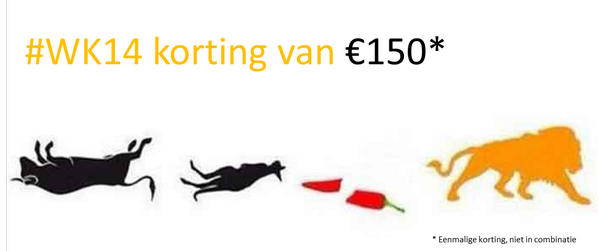 Mvantzelfde's tweet photo. Nederland weer gewonnen dus €150 korting op meerdere weken http://t.co/YNo1CcDQ9P  #vakantie #wk14 #frankrijk http://t.co/VHVRSRXQ9j