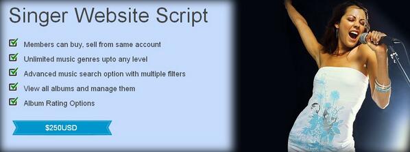 PopularClones's tweet image. bit.ly/1iBbcQ6
#singer #websitescript
It is now available at $250USD.