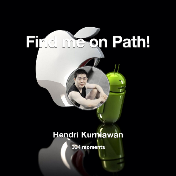 LieHendri's tweet photo. I've shared 364 memories with my friends on #Path - see them now at http://t.co/3in0m0NZsG! #thepersonalnetwork http://t.co/HNJKAWfnrF