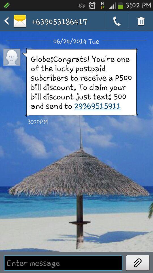 gUrLaLiEn's tweet image. text scammer of the day #textscam #shareaload #globescammers